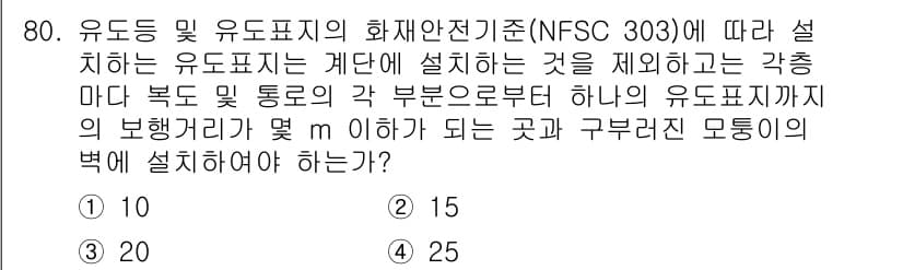 소방설비기사(전기분야) 2021년 80번 - 정답과 핵심 포인트를 검수 중인 기출문제