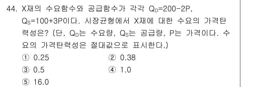 감정평가사_1차_1교시 2015년 44번 - 정답과 핵심 포인트를 검수 중인 기출문제