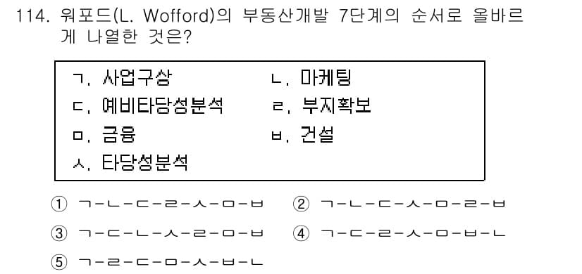 감정평가사_1차_1교시(구) 2019년 112번 - 정답과 핵심 포인트를 검수 중인 기출문제