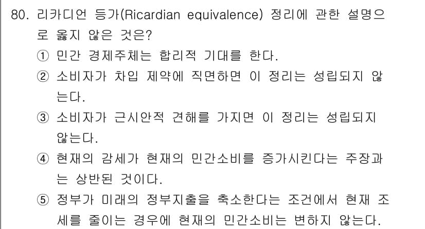 감정평가사_1차_1교시(구) 2020년 80번 - 정답과 핵심 포인트를 검수 중인 기출문제