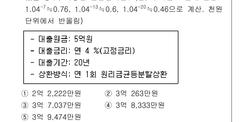 감정평가사_1차_1교시 2020년 108번 - 정답과 핵심 포인트를 검수 중인 기출문제