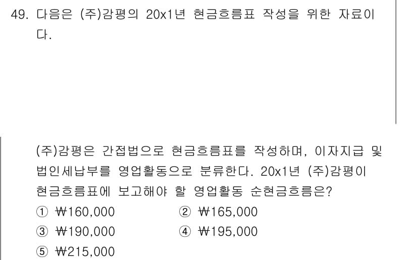 감정평가사_1차_2교시 2017년 49번 - 정답과 핵심 포인트를 검수 중인 기출문제