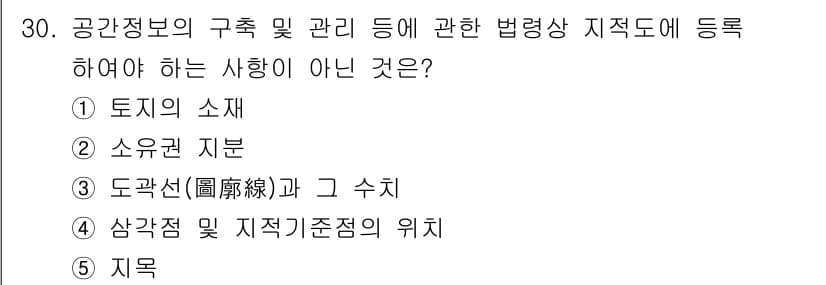 감정평가사_1차_2교시 2020년 30번 - 정답과 핵심 포인트를 검수 중인 기출문제