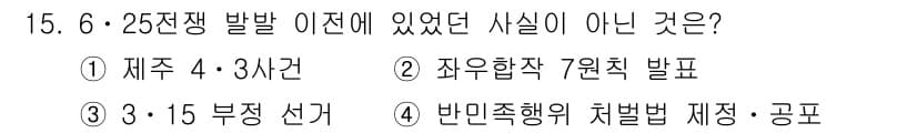 국내여행안내사_1차 2020년 15번 - 정답과 핵심 포인트를 검수 중인 기출문제