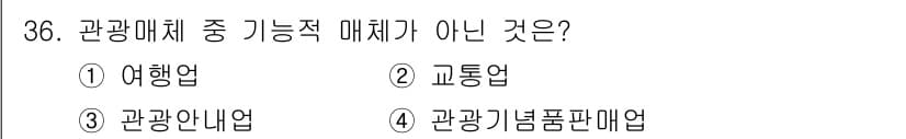 국내여행안내사_1차 2020년 36번 - 정답과 핵심 포인트를 검수 중인 기출문제
