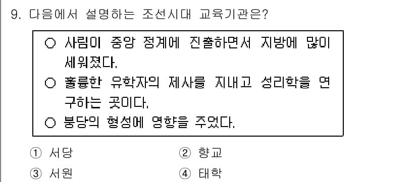 국내여행안내사_1차 2020년 9번 - 정답과 핵심 포인트를 검수 중인 기출문제
