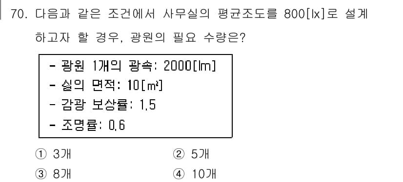 건축기사 2021년 71번 - 정답과 핵심 포인트를 검수 중인 기출문제