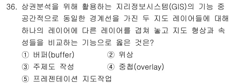 유통관리사_2급 2021년 36번 - 정답과 핵심 포인트를 검수 중인 기출문제