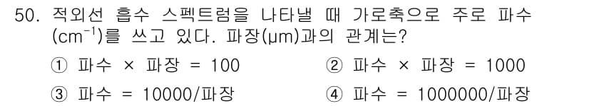 화학분석기사(구) 2021년 51번 - 정답과 핵심 포인트를 검수 중인 기출문제