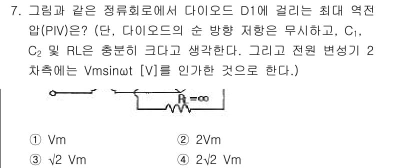 전자계산기제어산업기사(구) 2015년 7번 - 정답과 핵심 포인트를 검수 중인 기출문제