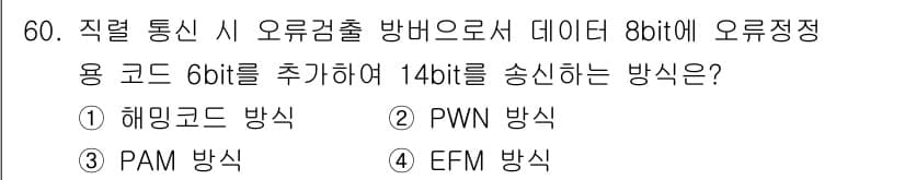 전자계산기제어산업기사 2015년 60번 - 정답과 핵심 포인트를 검수 중인 기출문제