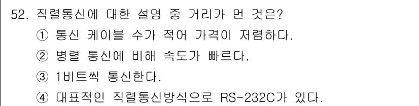 전자계산기제어산업기사(구) 2016년 53번 - 정답과 핵심 포인트를 검수 중인 기출문제