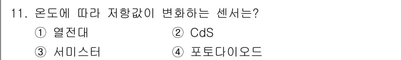 전자계산기제어산업기사 2017년 11번 - 정답과 핵심 포인트를 검수 중인 기출문제
