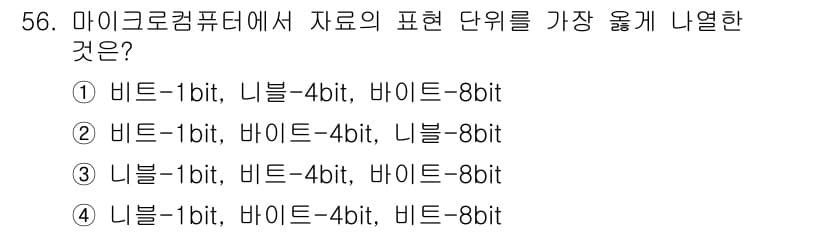 전자계산기제어산업기사(구) 2018년 56번 - 정답과 핵심 포인트를 검수 중인 기출문제