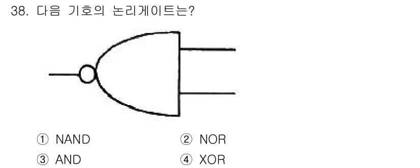 전자계산기제어산업기사(구) 2019년 38번 - 정답과 핵심 포인트를 검수 중인 기출문제