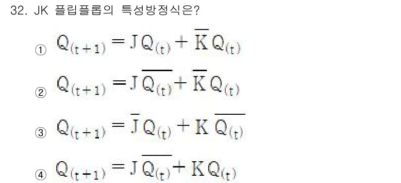 전자계산기제어산업기사(구) 2020년 32번 - 정답과 핵심 포인트를 검수 중인 기출문제