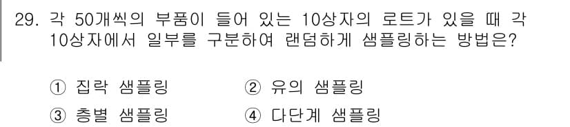 품질경영기사 2021년 30번 - 정답과 핵심 포인트를 검수 중인 기출문제