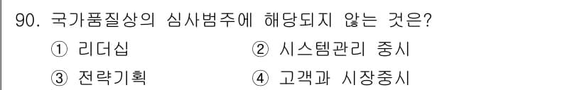 품질경영기사 2021년 91번 - 정답과 핵심 포인트를 검수 중인 기출문제