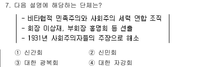 국내여행안내사_1차 2021년 7번 - 정답과 핵심 포인트를 검수 중인 기출문제