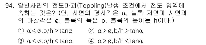 화약류관리기사 2021년 94번 - 정답과 핵심 포인트를 검수 중인 기출문제