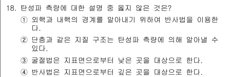 측량및지형공간정보기사 2021년 18번 - 정답과 핵심 포인트를 검수 중인 기출문제