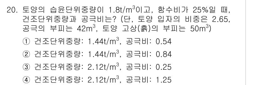 토양환경기사 2021년 20번 - 정답과 핵심 포인트를 검수 중인 기출문제