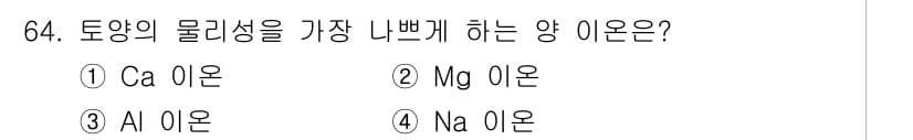 임업종묘기사 2015년 64번 - 정답과 핵심 포인트를 검수 중인 기출문제