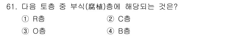 임업종묘기사 2016년 61번 - 정답과 핵심 포인트를 검수 중인 기출문제