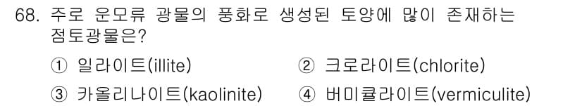 임업종묘기사 2016년 68번 - 정답과 핵심 포인트를 검수 중인 기출문제