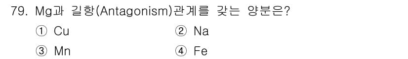 임업종묘기사 2016년 79번 - 정답과 핵심 포인트를 검수 중인 기출문제