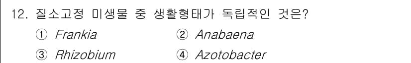 임업종묘기사 2018년 12번 - 정답과 핵심 포인트를 검수 중인 기출문제