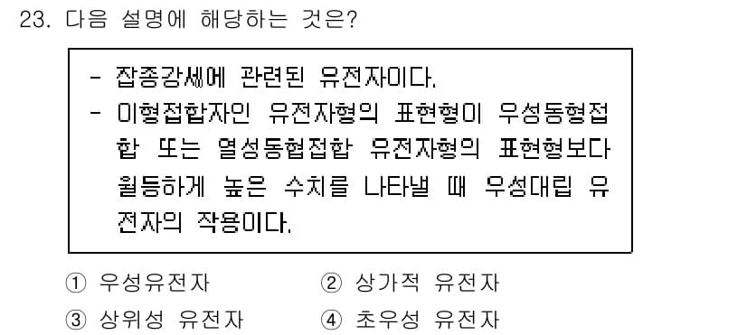 임업종묘기사 2018년 23번 - 정답과 핵심 포인트를 검수 중인 기출문제