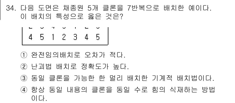 임업종묘기사 2018년 34번 - 정답과 핵심 포인트를 검수 중인 기출문제