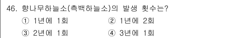 임업종묘기사 2018년 46번 - 정답과 핵심 포인트를 검수 중인 기출문제