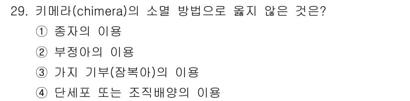 임업종묘기사 2019년 29번 - 정답과 핵심 포인트를 검수 중인 기출문제