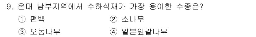 임업종묘기사 2019년 9번 - 정답과 핵심 포인트를 검수 중인 기출문제
