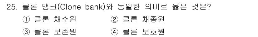 임업종묘기사 2020년 25번 - 정답과 핵심 포인트를 검수 중인 기출문제