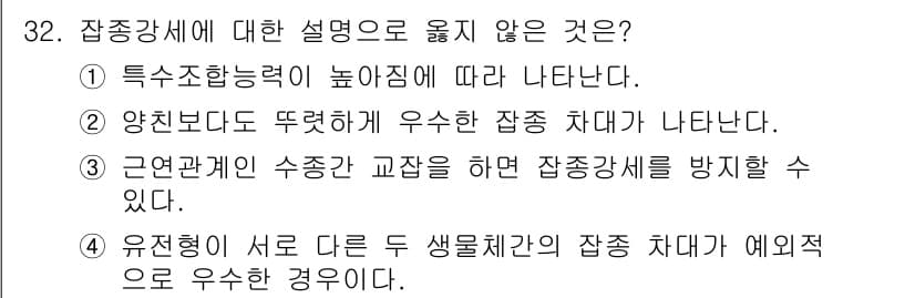 임업종묘기사 2020년 32번 - 정답과 핵심 포인트를 검수 중인 기출문제