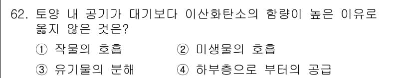 임업종묘기사 2020년 62번 - 정답과 핵심 포인트를 검수 중인 기출문제