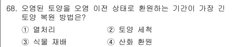 임업종묘기사 2020년 68번 - 정답과 핵심 포인트를 검수 중인 기출문제