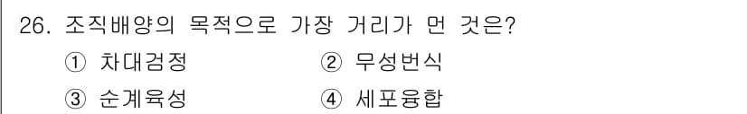 임업종묘기사 2021년 26번 - 정답과 핵심 포인트를 검수 중인 기출문제