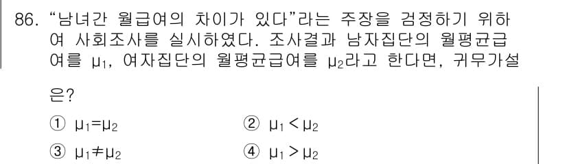 사회조사분석사_2급 2021년 86번 - 정답과 핵심 포인트를 검수 중인 기출문제