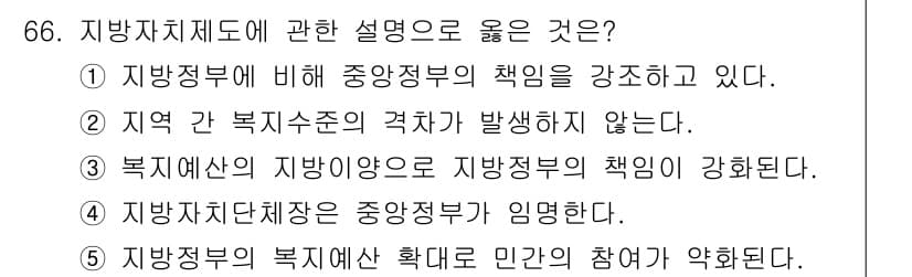 사회복지사_1급(2교시) 2022년 66번 - 정답과 핵심 포인트를 검수 중인 기출문제