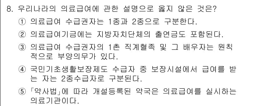 사회복지사_1급(3교시) 2022년 8번 - 정답과 핵심 포인트를 검수 중인 기출문제