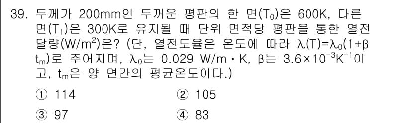 공조냉동기계기사 2020년 39번 - 정답과 핵심 포인트를 검수 중인 기출문제