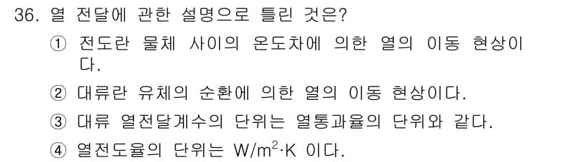 공조냉동기계기사(구) 2021년 35번 - 정답과 핵심 포인트를 검수 중인 기출문제