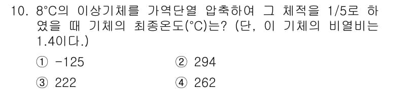 공조냉동기계기사 2021년 10번 - 정답과 핵심 포인트를 검수 중인 기출문제