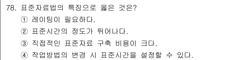 인간공학기사 2022년 79번 - 정답과 핵심 포인트를 검수 중인 기출문제