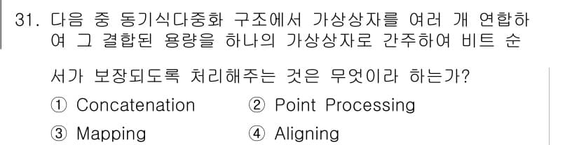 통신선로산업기사(통합편입) 2019년 31번 - . 

비트 순서 처리는 데이터 전송의 정확성을 높이기 위해 비트를 조정... 에 관한 핵심 기출문제