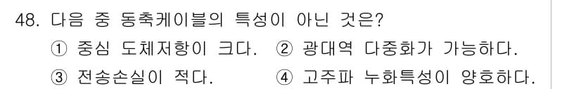 통신선로산업기사(통합편입) 2021년 48번 - 정답과 핵심 포인트를 검수 중인 기출문제
